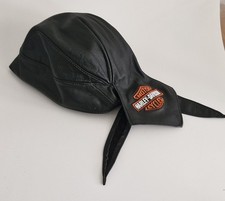 Harley-Davidson Cap Headwrap-Bandana - Leder - Logo hinten Gr. M ( Headwrap2)