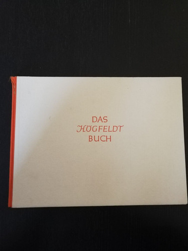 1937 das hogfeldt buch - das,