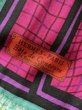 Hermes,Tuch,cashmere,Seide ,neu , mit Fransen,ca 90 Cm