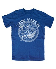 Viking Warrior T-Shirt BLAU