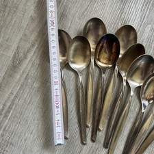 versilbertes besteck Löffel