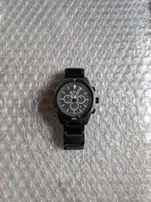 Fossil Herrenuhr Chronograph  CH-2515 Edelstahl Schwarz