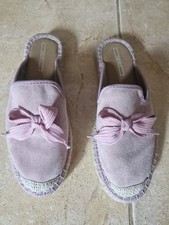 ESPRIT  PANTOLETTEN  SABOTS  SCHLAPPEN  ROSA BEIGE 39 ESPADRILLES  SANDALEN  NEU