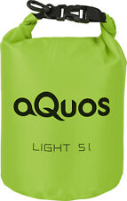 aQuos Dry Bag 5 Liter grün wasserdichter Seesack Packsack wasserdicht Drybag