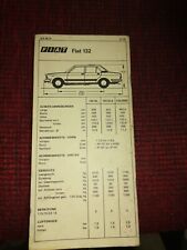 Fiat 132 DAT Liste ET u.s.w