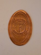 Quetschmünze Holland Rotterdam Feyenoord Fanshop Logo 1 Münze