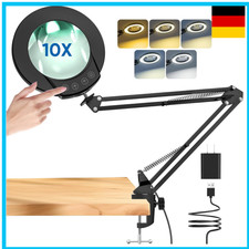 Beleuchtete Lupe 10X Glas