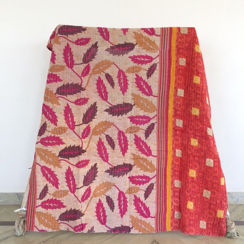 Vintage kantha überwurf quilt - vintage,