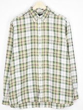 Gant Pinpoint Oxford E-Z Fit Shirt Herren XL Langärmelig Muster Kariert Taschen