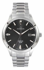 Dugena 4460973 Herrenuhr Tresor Master mit Saphirglas schwarz