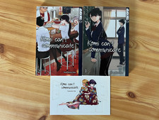 Komi Can't Communicate Manga Band 1 & 2 + Aufsteller Erstauflagen-Extra Deutsch