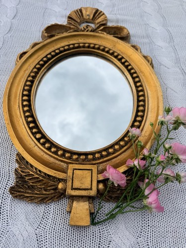 Wandspiegel oval gold rokoko - gold,