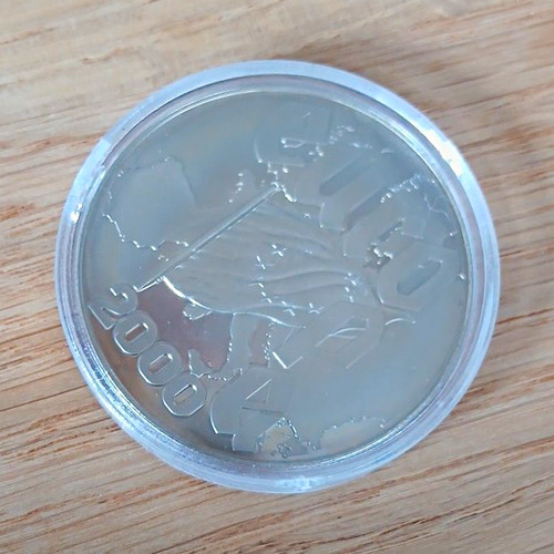 Liberia dollars 2000 silber - dollars,