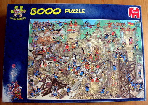 5000 teile puzzle - v., jumbo