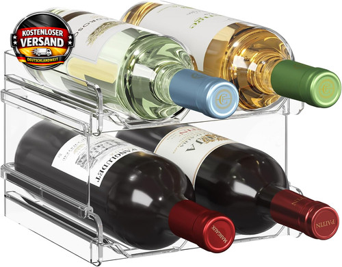 Stapelbares weinregal aus - weinregal,