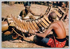 c38374 Balafon Spieler Musiker Afrika Postkarte