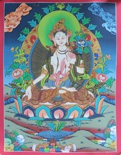 White Tara Thangka –
