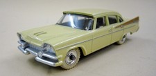 1:43 DINKY TOYS No. 191 Dodge Royal Sedan 1958, Gelbbeige, neuwertiger Zustand