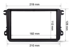 2DIN Radioblende Rahmen