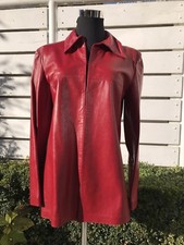 Lederjacke echtes Leder Design Laurel rot  Gr. 36