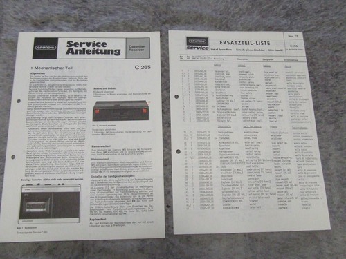 Schaltplan service manual für - service,