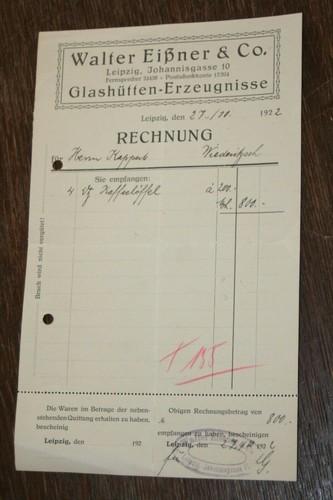 Rechnung walter eißner co - walter,
