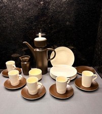 DDR Mokka Set "MONA" braun