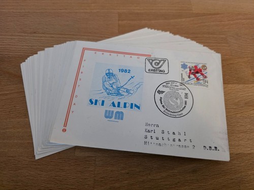 Fdc österreich 1982 - fdc,