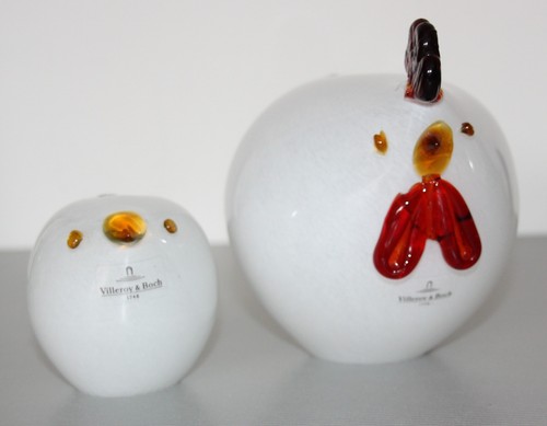 Villeroy boch 2 glasfiguren - villeroy, &