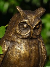 Bronzefigur EULE UHU KAUZ
