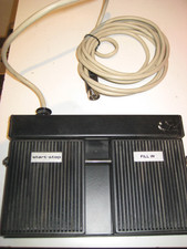 Doppel Fußschalter für Keyboards: Start/Stop u. Fill In. 7-poliger Stecker