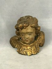 URALTE PUTTI AUS HOLZ GESCHNITZT