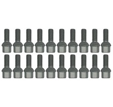 20 x Radschrauben M12x1,5x28mm Kugel R12 Radbolzen Smart Crossblade 450 452
