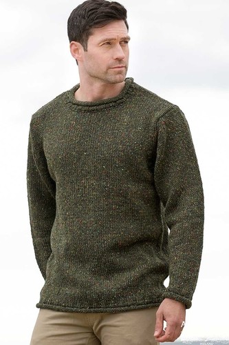 Herren pullover 100 donegal - herren, 100%