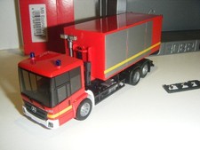 Herpa 091145 MB Econic Feuerwehr WLF Wechsellader Abrollcontainer Einsatzfahrzeu