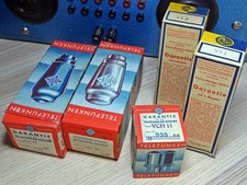 Konvolut V-Röhren Telefunken Valvo VEL11 VCL11 VCH11 VY1 VY2 ungebraucht / NOS
