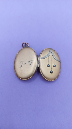 Vintage goldfarben medaillon - vintage,