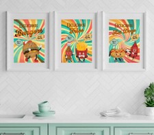 3er Set Wandbilder Bild Drucke