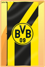 BVB Borussia Dortmund Hissfahne Logo Schwarz Gelb Flagge Fahne Gr: 100x200cm NEU