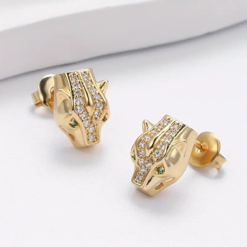 Ohrstecker gold panther - gold,