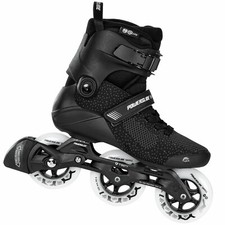 Powerslide Swell Lite 100 Inline-Skates Inliner Fitness Schwarz/Weiss 100mm/83A