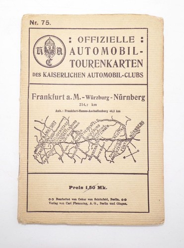 Automobil tourenkarte - automobil,