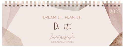 Tischkalender quer plan - quer,