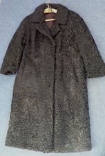 Pelzmantel Persianer Damen Karakul echter Pelz- gebraucht- ca. XL