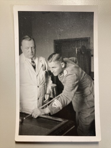 1940 foto soldat - ak, billiard