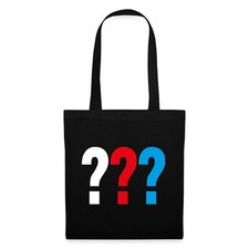 Die Drei Fragezeichen Logo Stoffbeutel, One size, Schwarz
