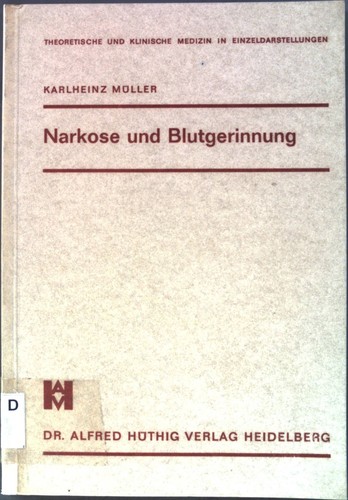 Narkose und blutgerinnung - narkose,