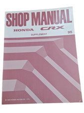 Honda CRX Ergänzungsbuch 1995