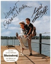 Cornelia Froboess & Christian Wolff - original signiertes Großfoto - RHEINSBERG