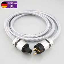High-End HiFi Audio Netzkabel EU C13 Schukostecker Powercord Schuko Power Kabel